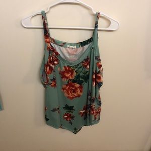 Floral tank top